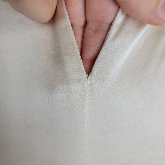 Cult Gaia Shaine Gown Maxi Cape Bridal Silk Cutouts White Ivory Medium - Picture 14 of 17